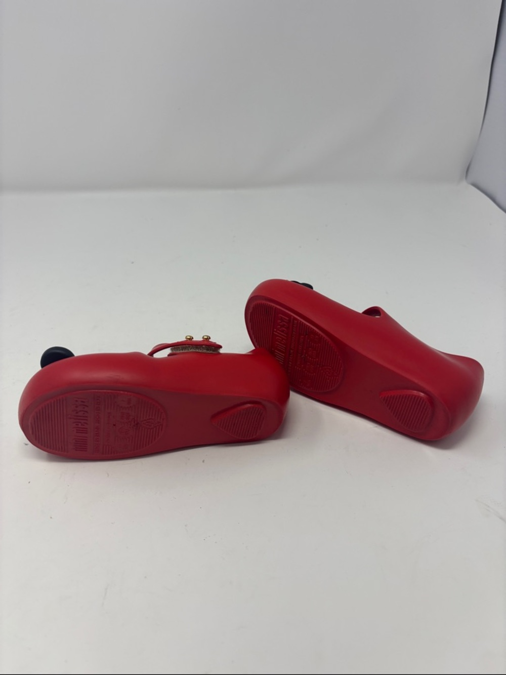 Mini Melissa x Disney Minnie & Mickey Red Kids Mary Jane Shoes 7 - Picture 6 of 7
